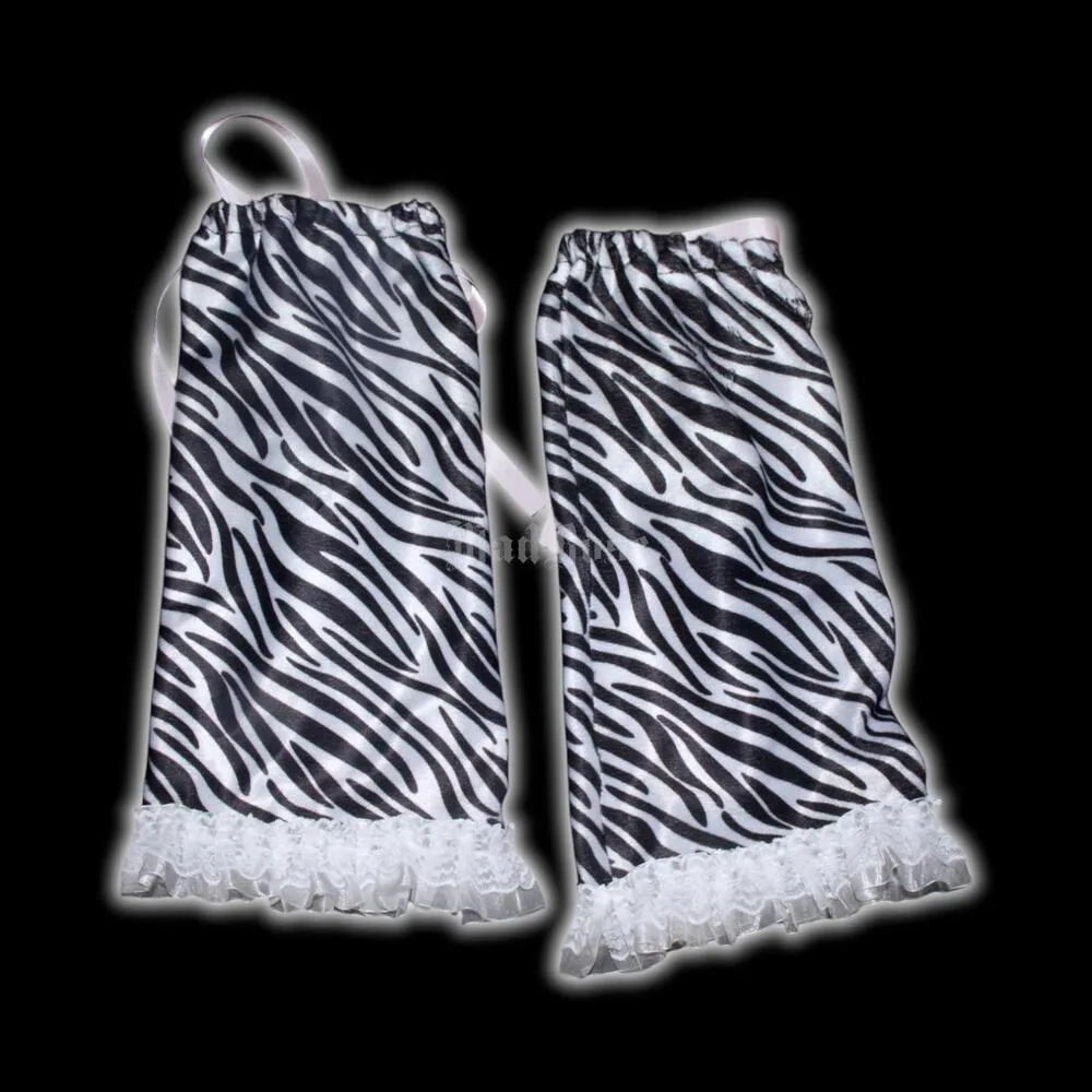 MADROSE Zebra Leg Wamer (Handmade) · 2