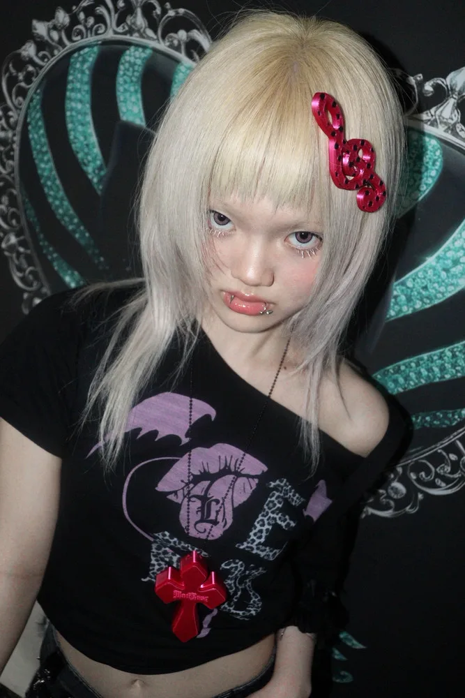 Hot Pink Cross Clicker Necklace & Hair Clip Set · 5