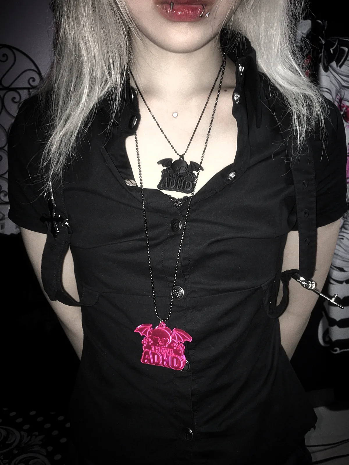 I HAVE ADHD Necklace