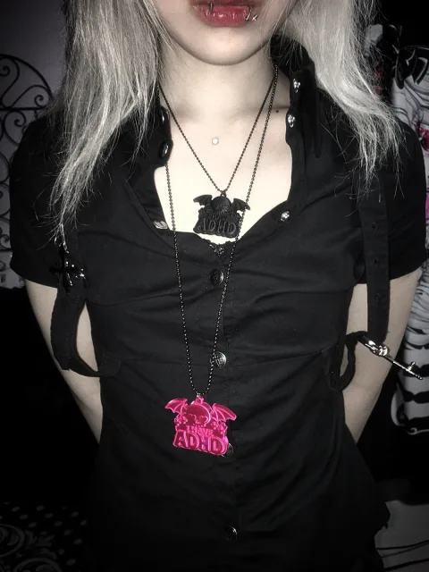 I HAVE ADHD Necklace