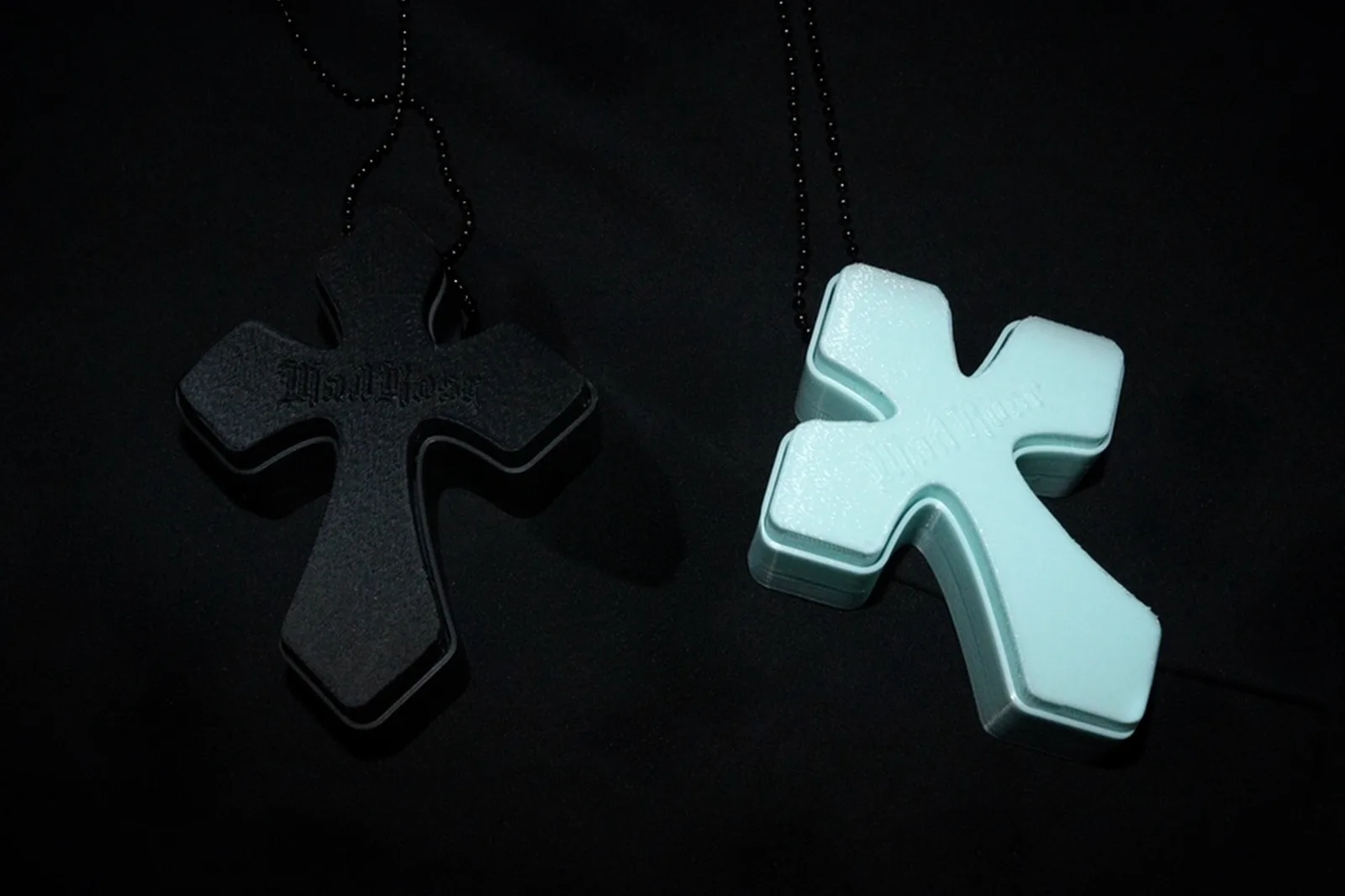 MadRose Cross Clicker Necklace · 2