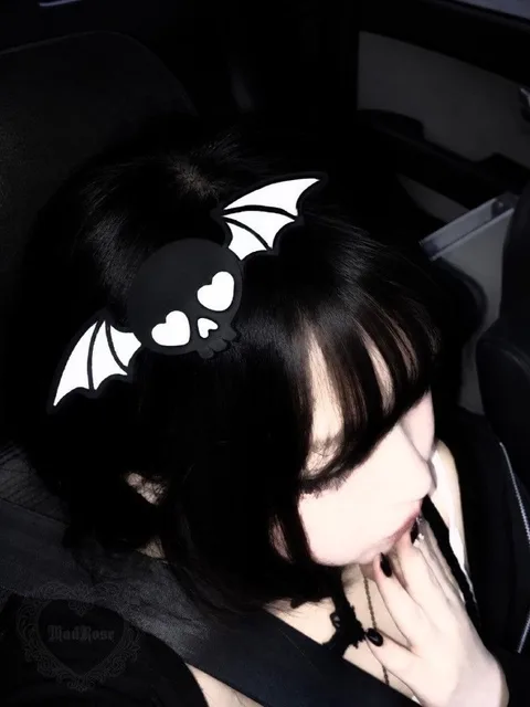 Sweet Devil Skull Hair Clip
