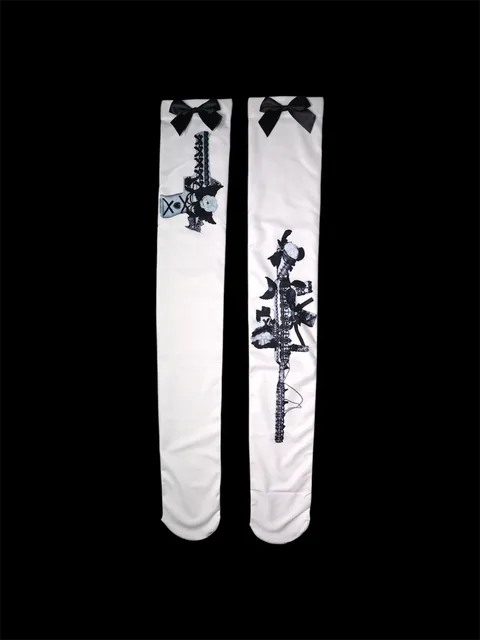 Custom Deco Gun Over Knee Socks