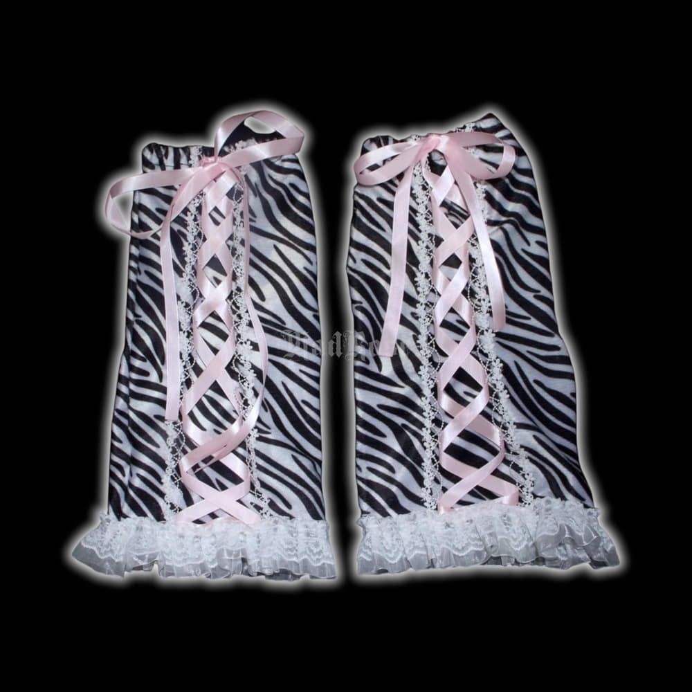 MADROSE Zebra Leg Wamer (Handmade)