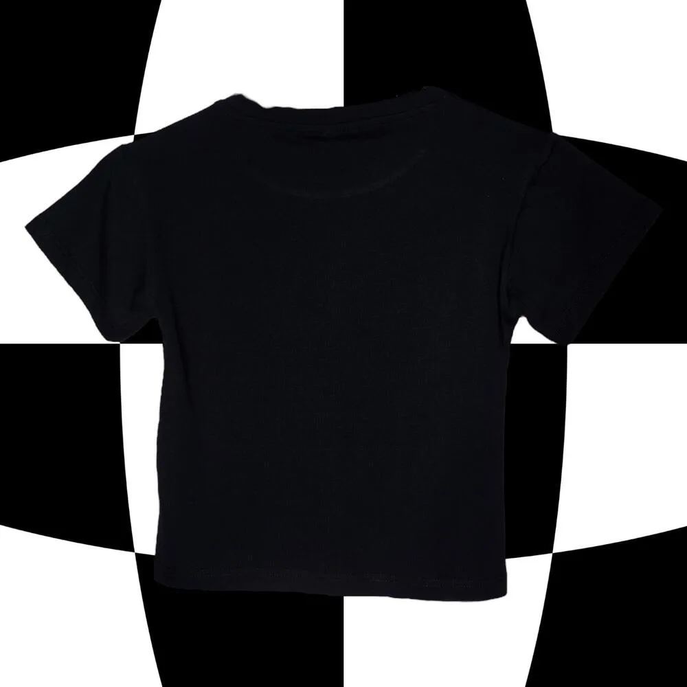 I Have ADHD Crop T-shirt (Black) · 5