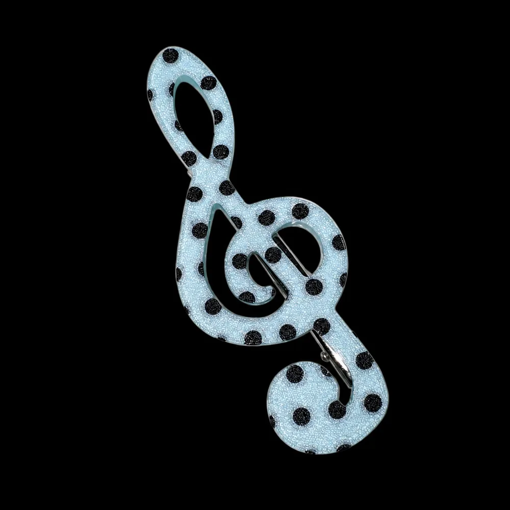 Dot Treble Clef Pin · 6
