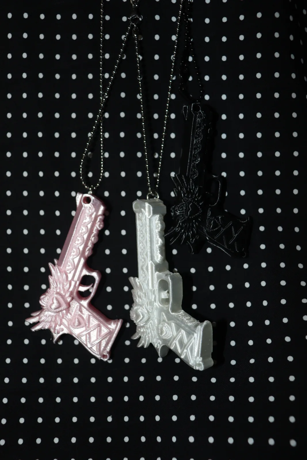MadRose Heartwing Gun Necklace · 6