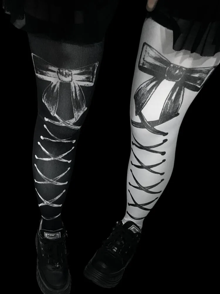 MADROSE Corset Tattoo Over Knee Socks · 7