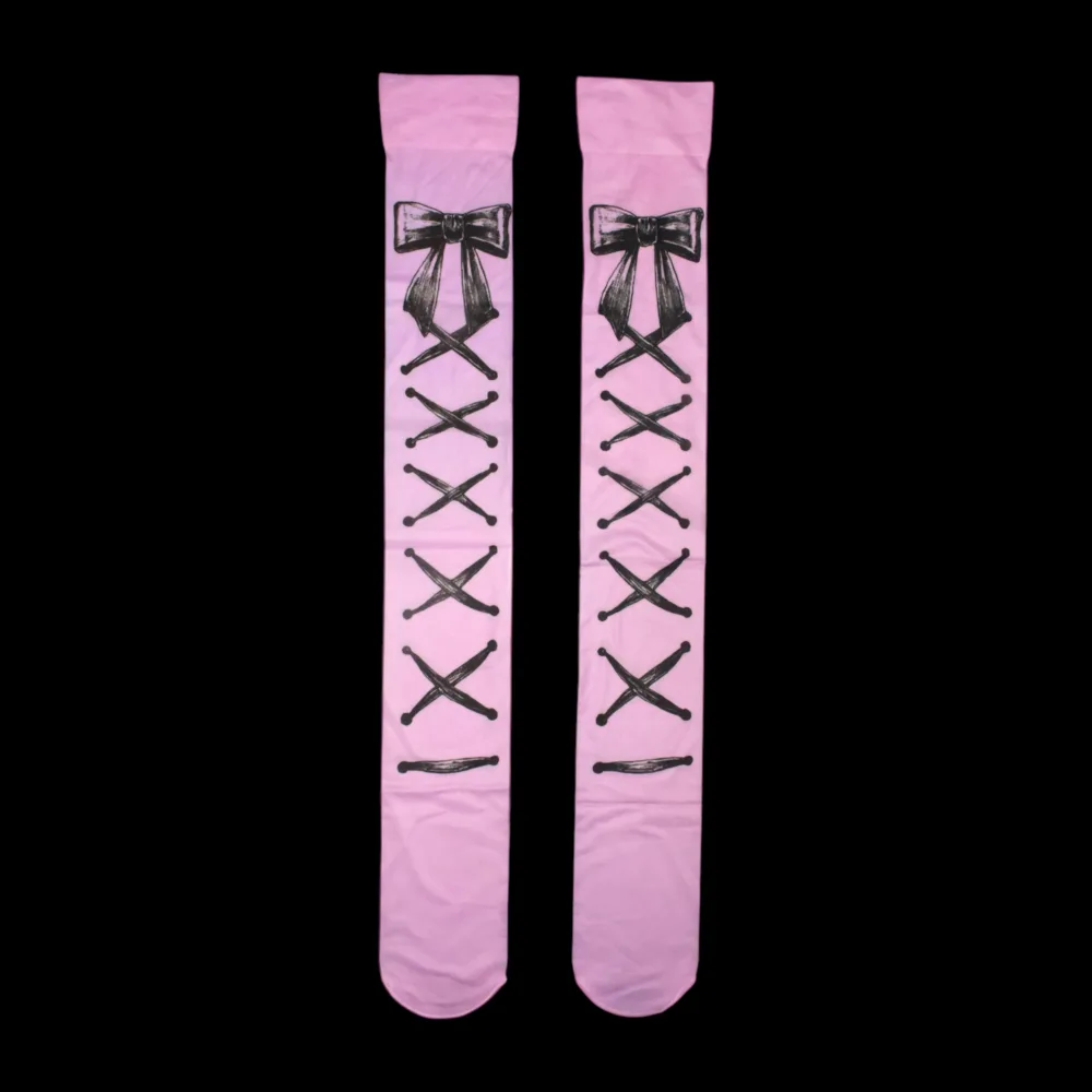 MADROSE Corset Tattoo Over Knee Socks · 4
