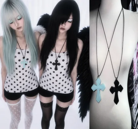 MadRose Cross Necklace