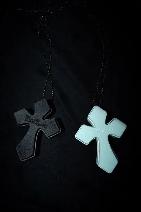 MadRose Cross Clicker Necklace