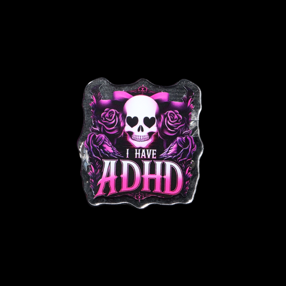 I Have ADHD Hair Pin & Brooch