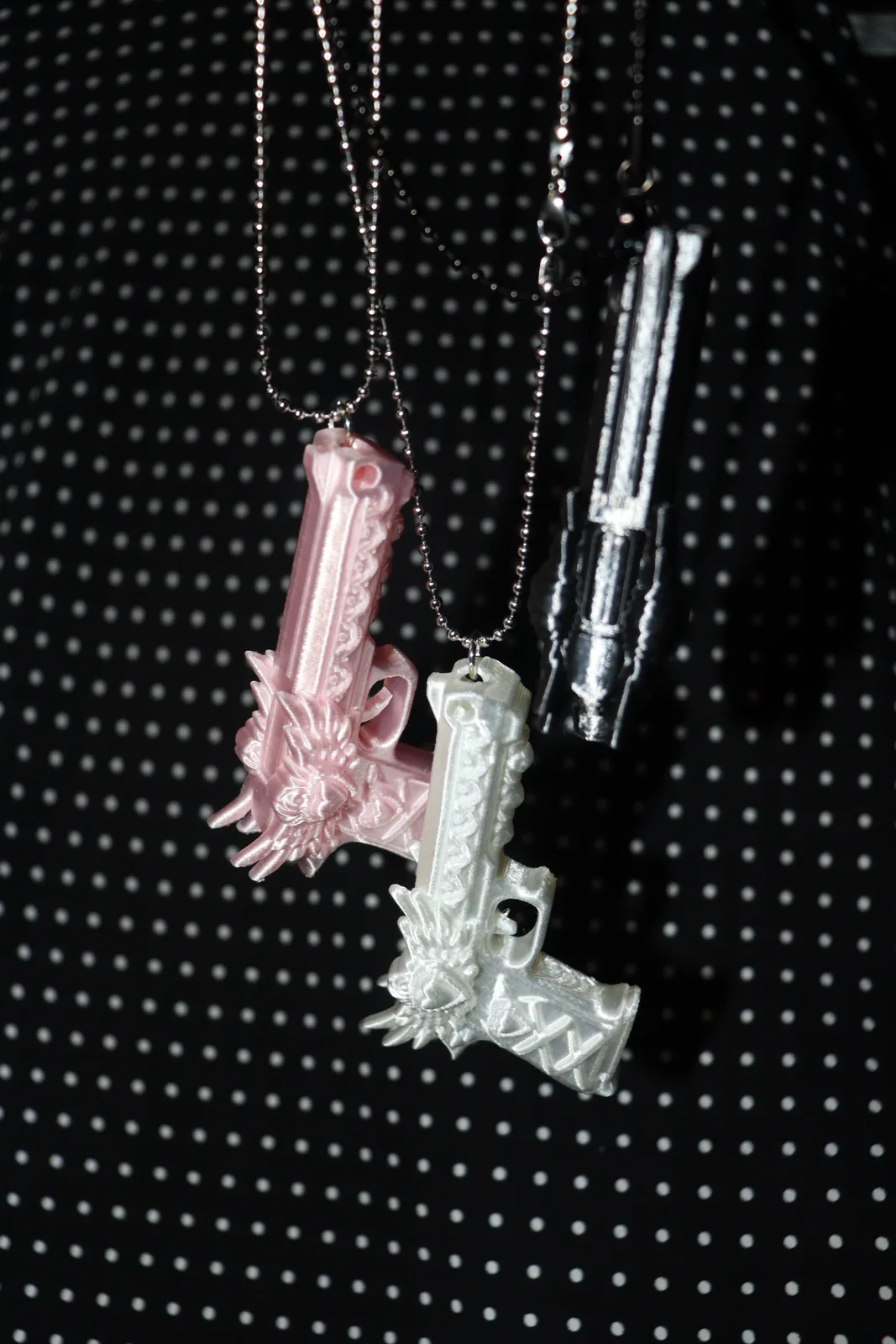 MadRose Heartwing Gun Necklace · 3