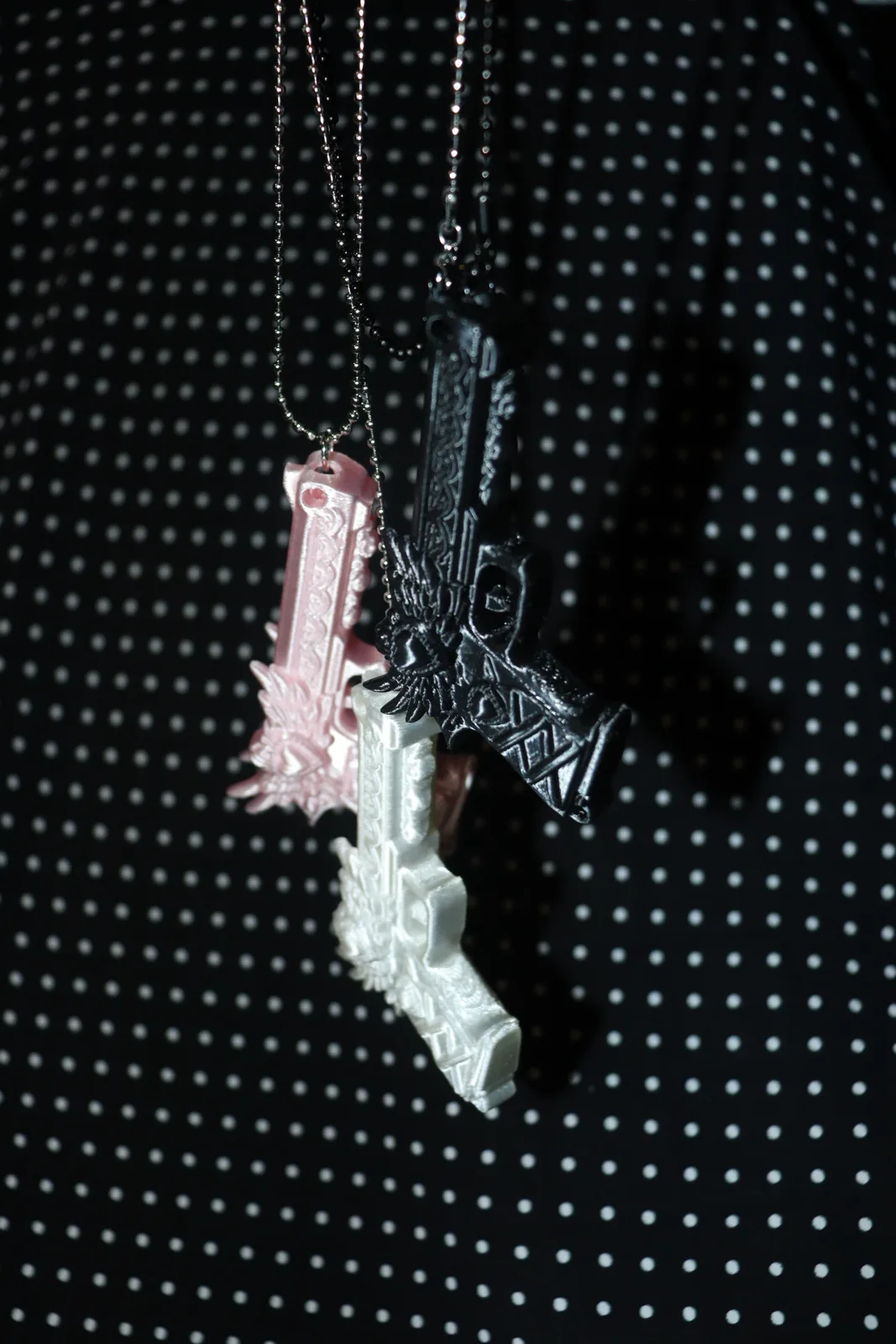 MadRose Heartwing Gun Necklace · 4