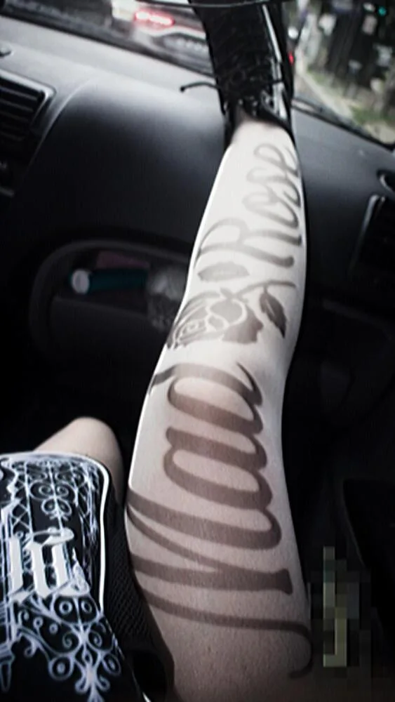 MADROSE Logo Tattoo Stocking · 3