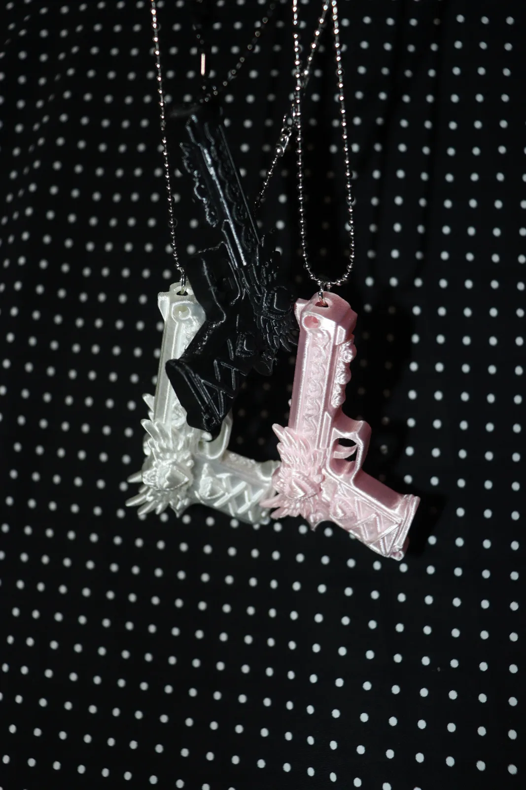 MadRose Heartwing Gun Necklace · 5