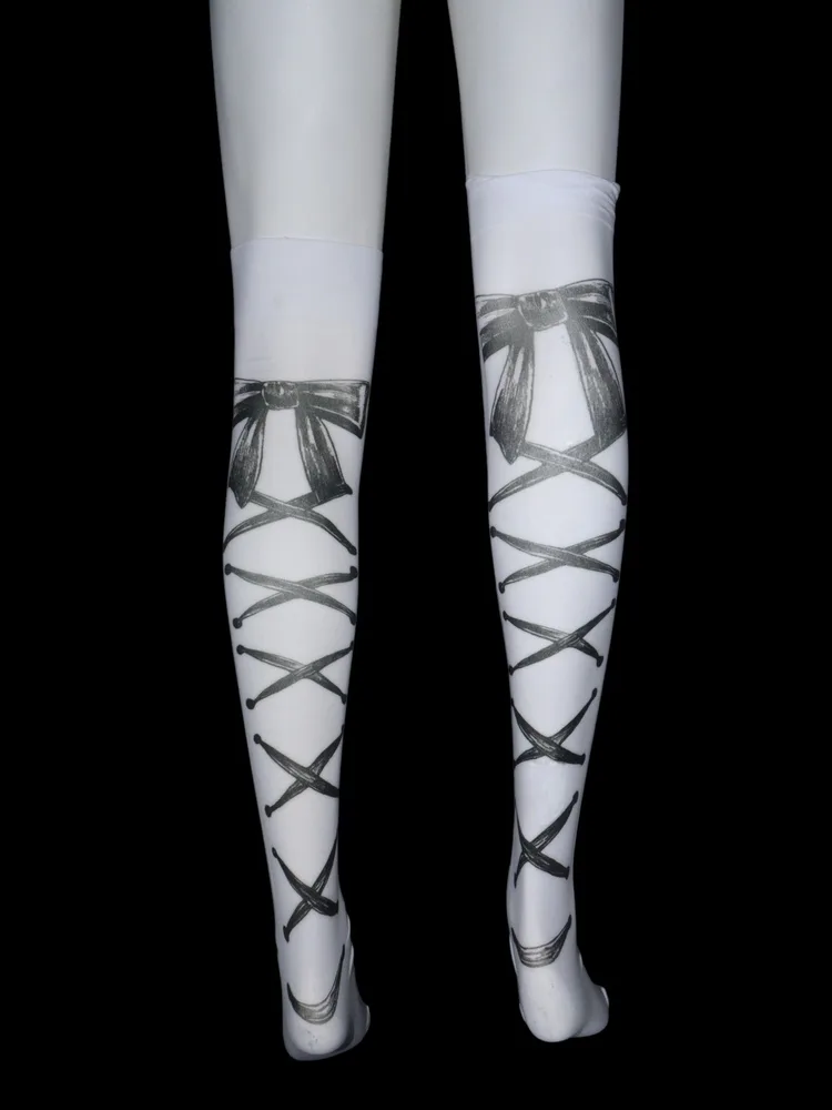 MADROSE Corset Tattoo Over Knee Socks · 6