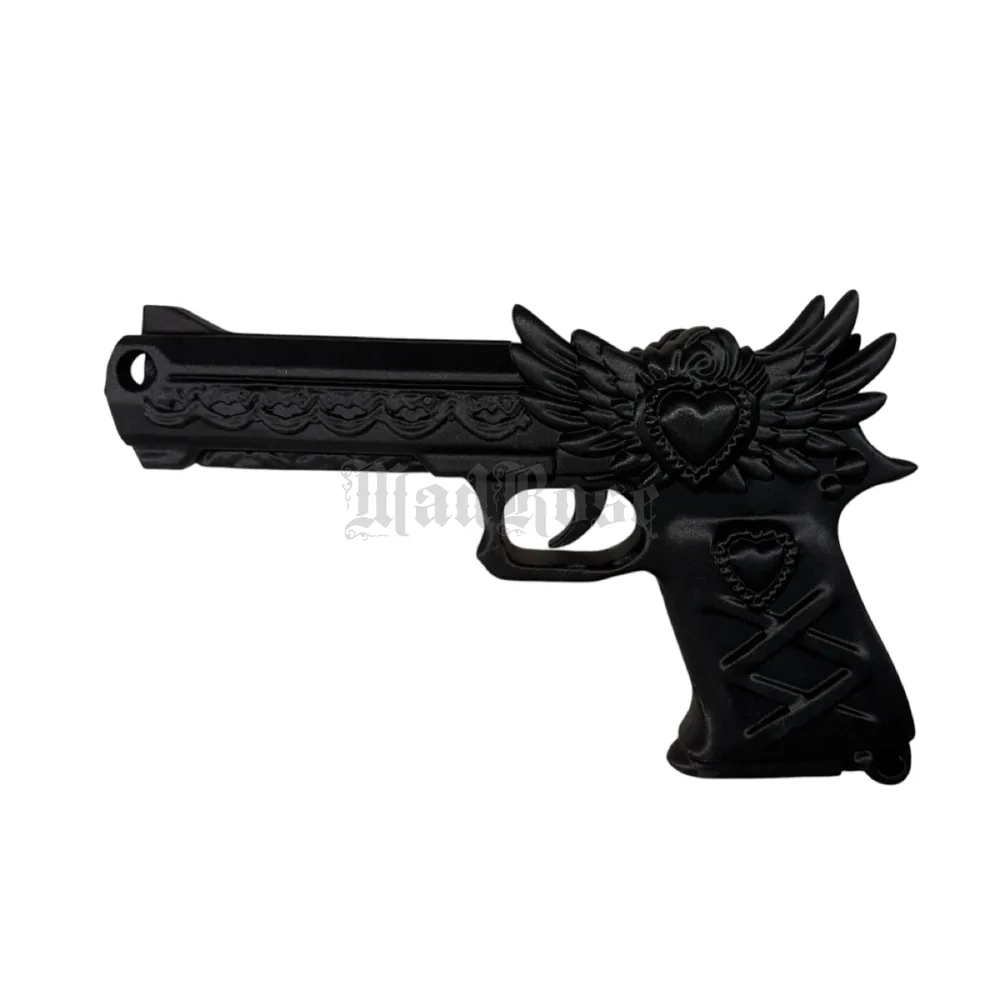 Matte Black Heartwing Deco Gun · 2