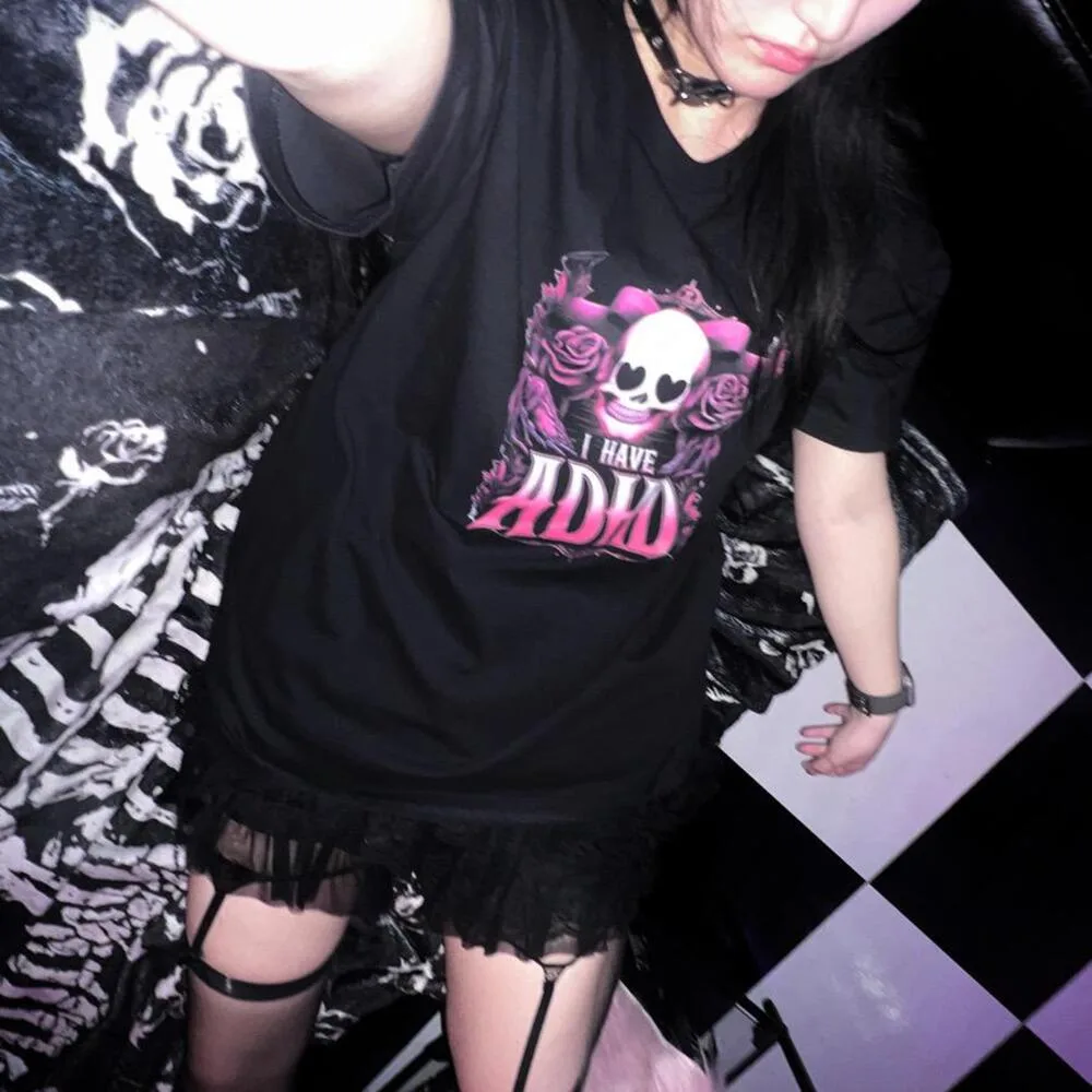 I Have ADHD T-shirt (Black) · 6